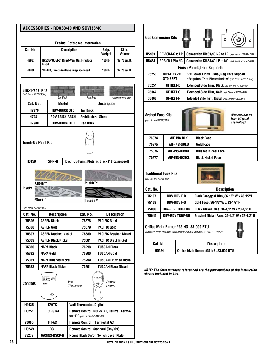 Lennox Hearth DIRECT-VENT RAVENNA SDVI33/40 User Manual | Page 26 / 30