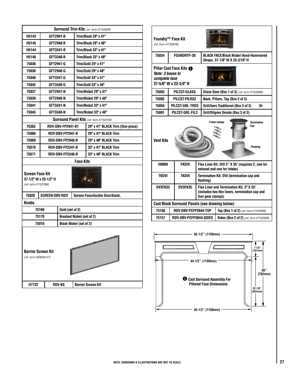 Lennox Hearth DIRECT-VENT RAVENNA SDVI33/40 User Manual | Page 27 / 30