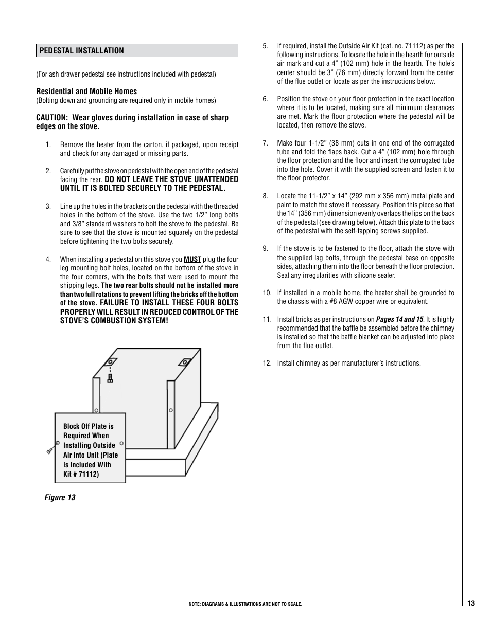 Lennox Hearth STRIKER SWS160 User Manual | Page 13 / 32