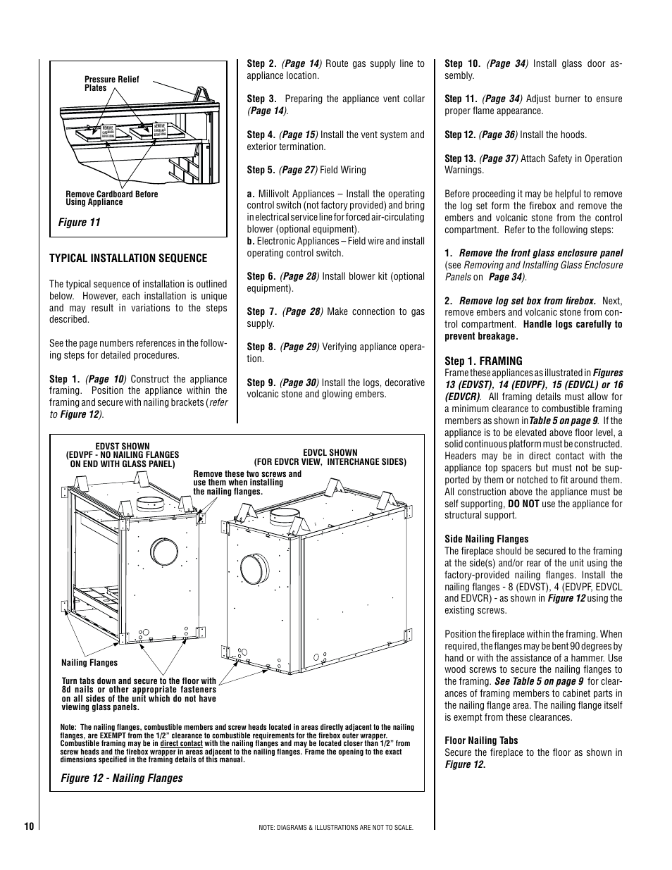 Lennox Hearth ELITE EDVCRPM-B User Manual | Page 10 / 44