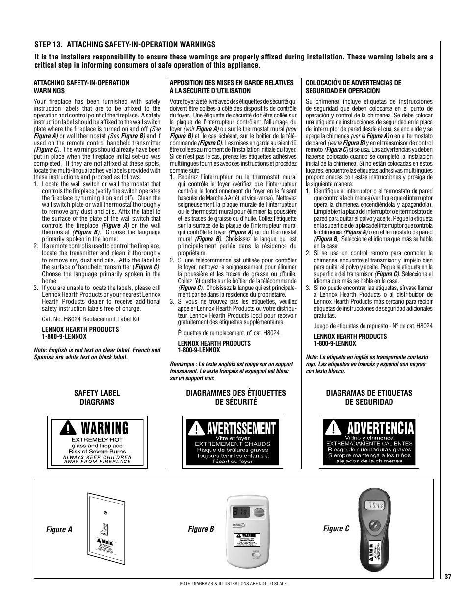 Lennox Hearth ELITE EDVCRPM-B User Manual | Page 37 / 44