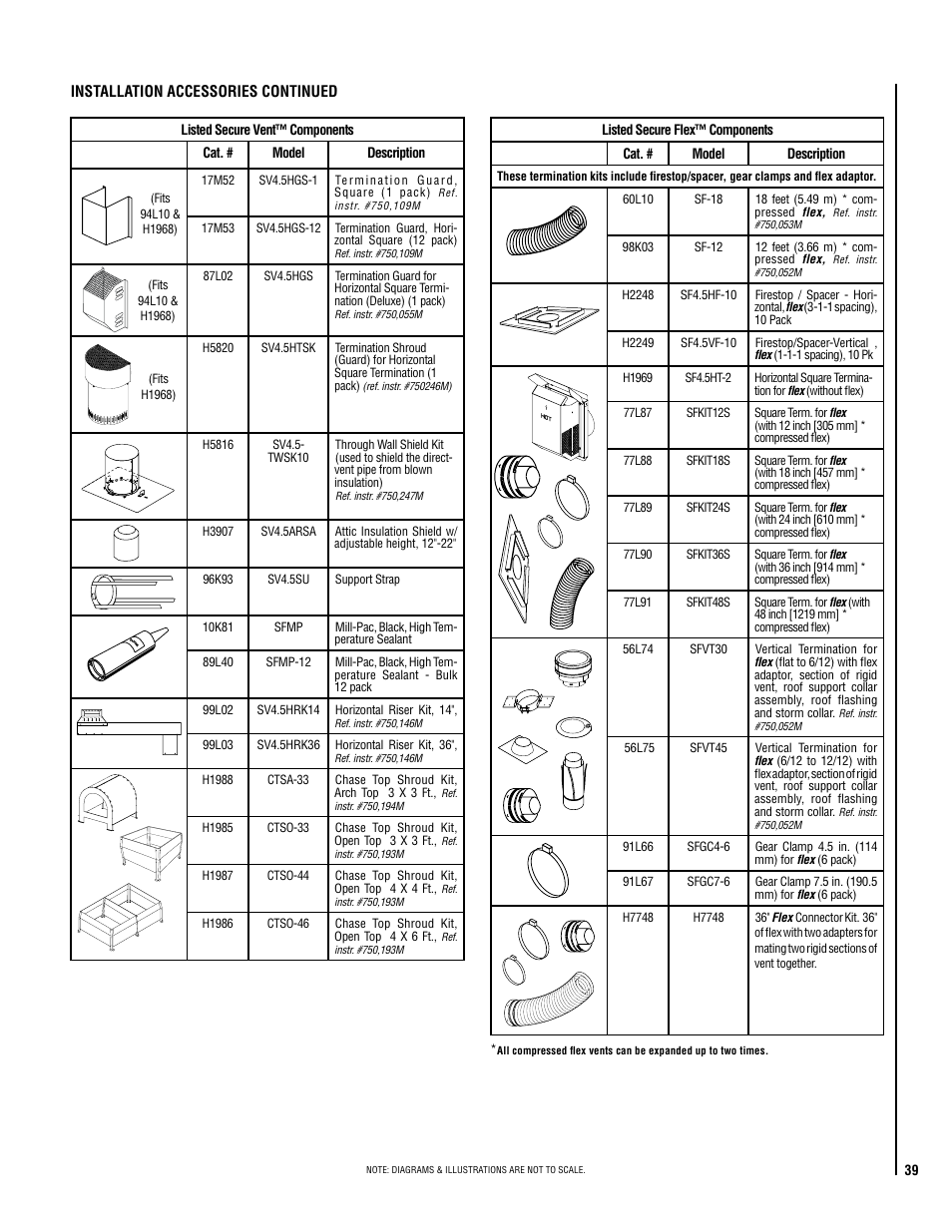 Lennox Hearth ELITE EDVCRPM-B User Manual | Page 39 / 44