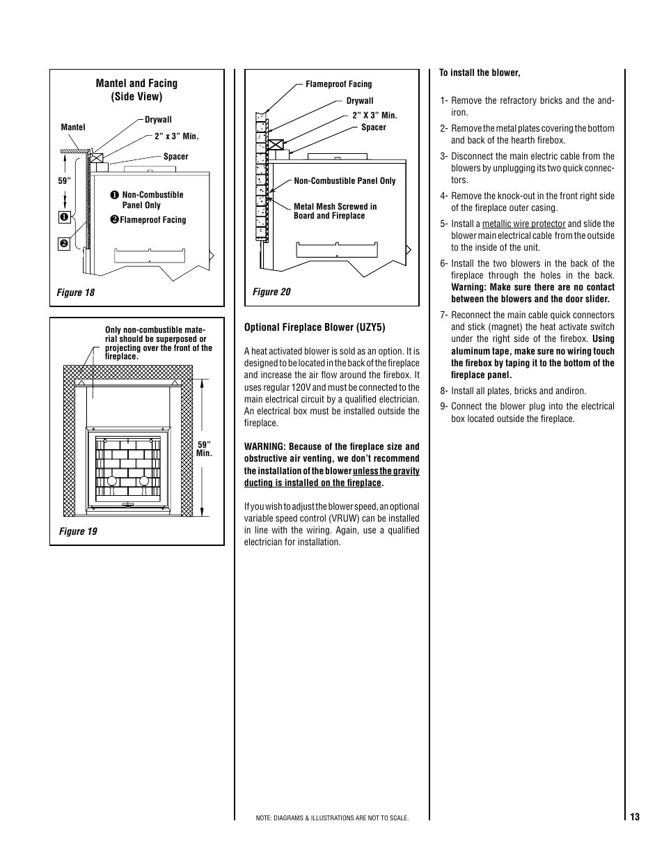 Lennox Hearth CAMBRIA 850 User Manual | Page 13 / 26