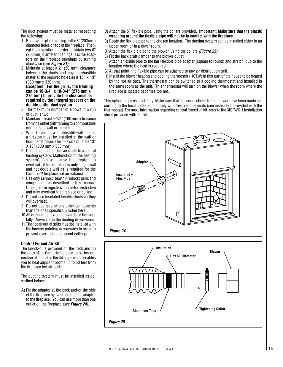 Lennox Hearth CAMBRIA 850 User Manual | Page 15 / 26