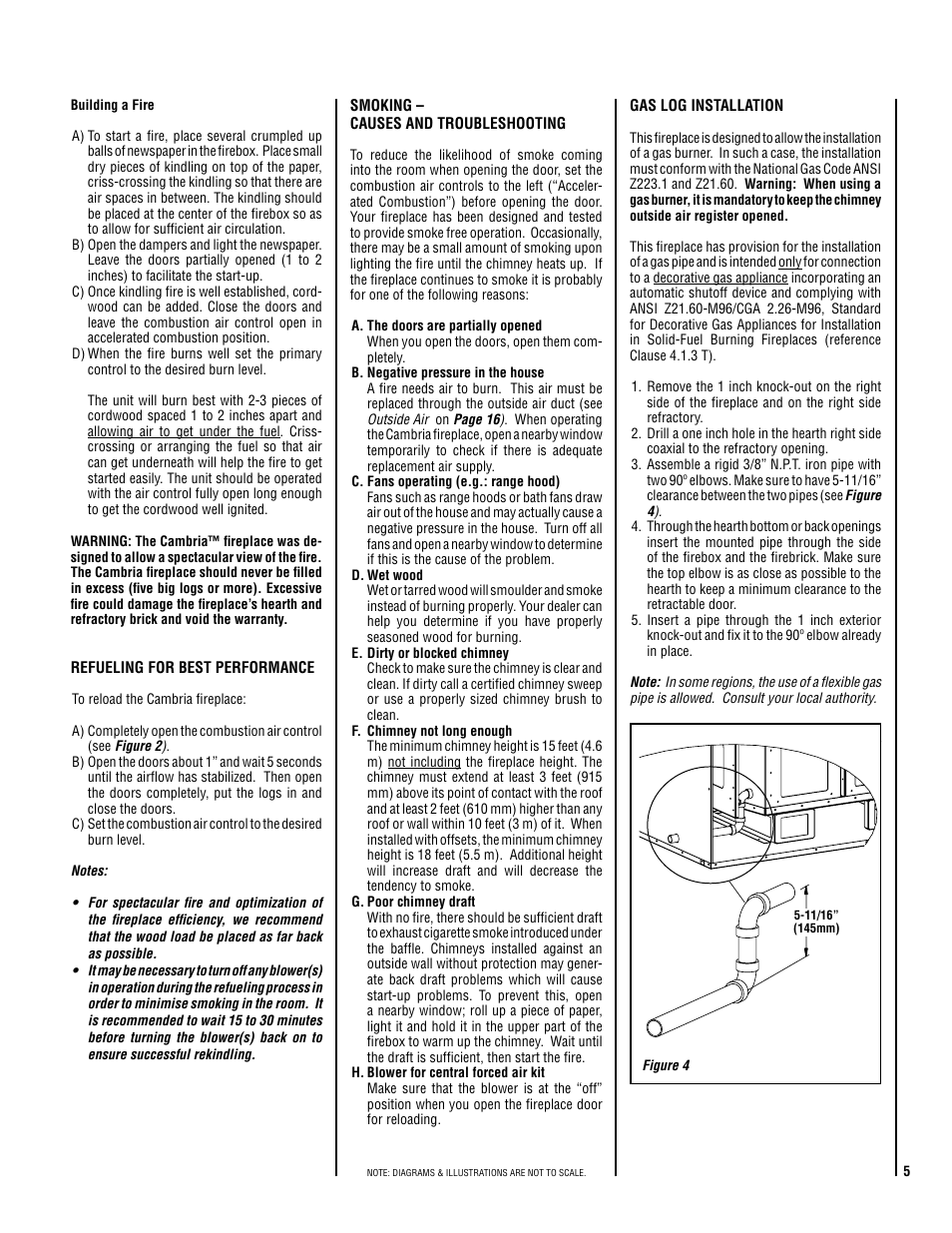 Lennox Hearth CAMBRIA 850 User Manual | Page 5 / 26