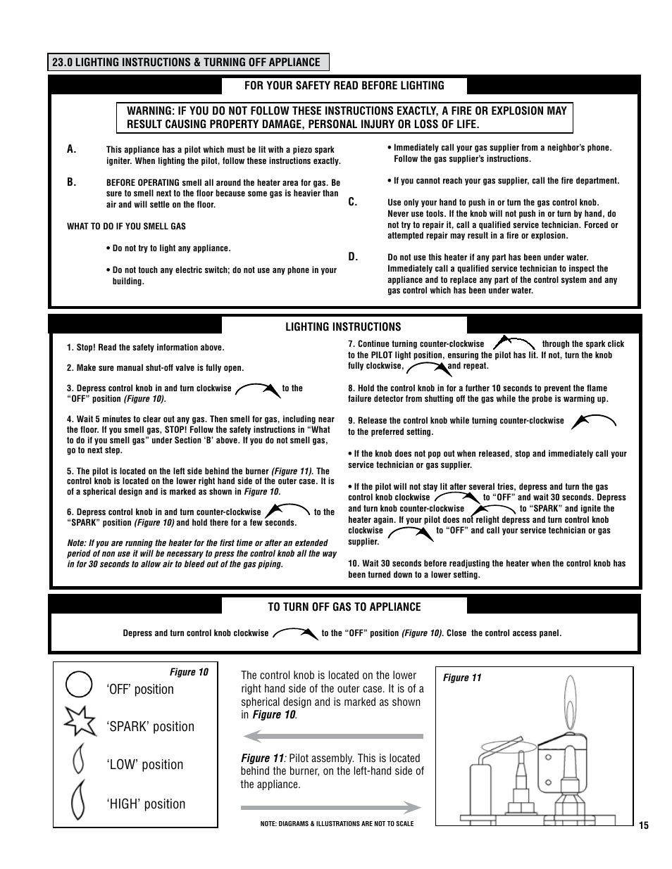 Lennox Hearth 1000 User Manual | Page 15 / 20