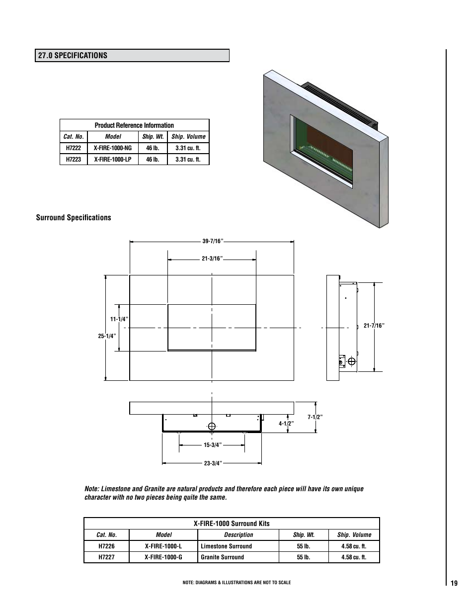 Lennox Hearth 1000 User Manual | Page 19 / 20