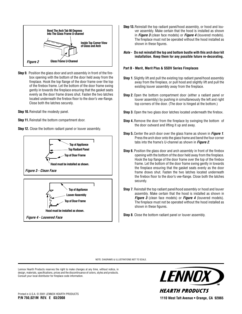 Lennox Hearth ADK35CBS User Manual | Page 2 / 2