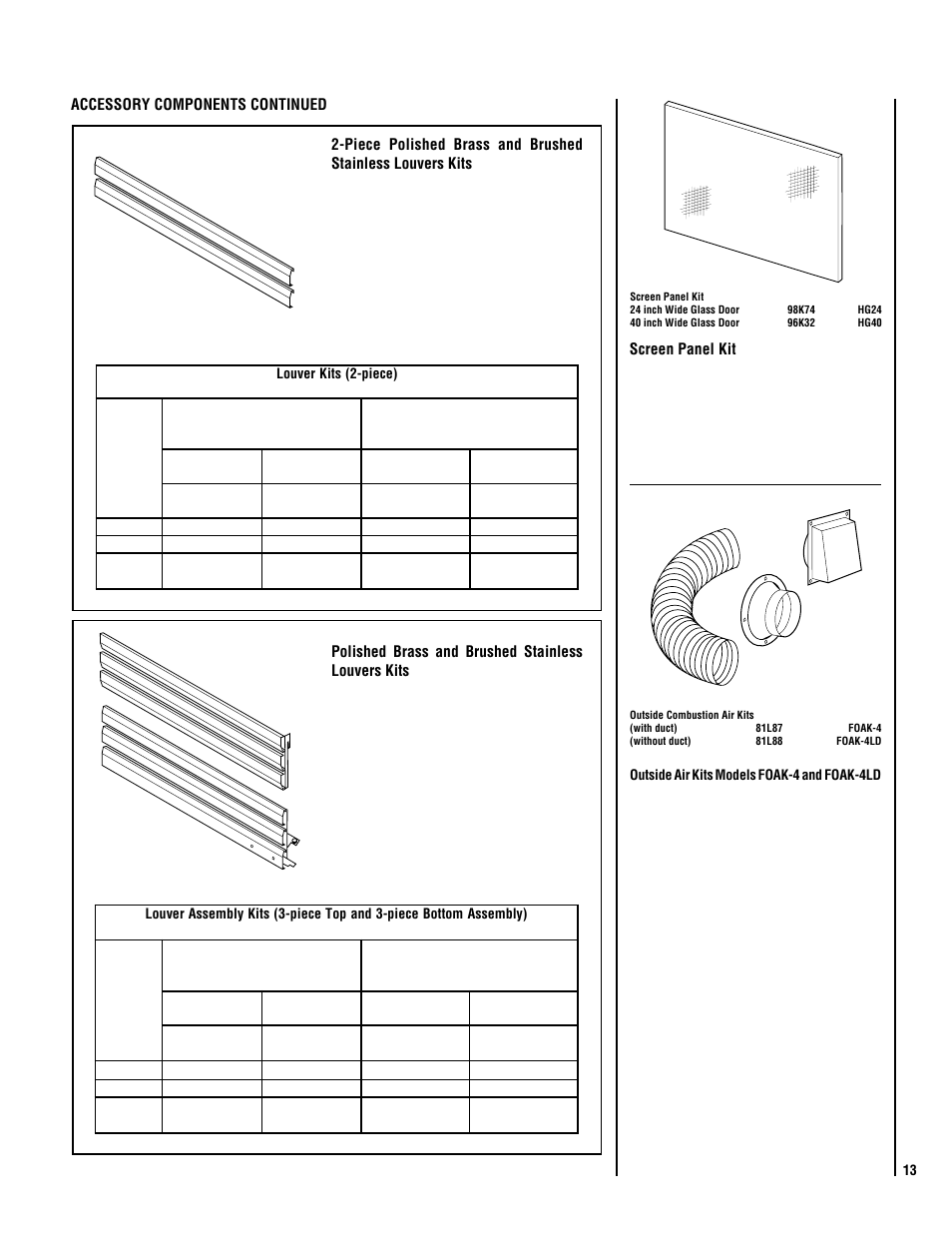 Lennox Hearth EBVCLPM User Manual | Page 13 / 24