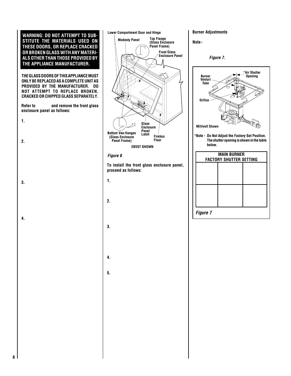 Lennox Hearth EBVCLPM User Manual | Page 8 / 24
