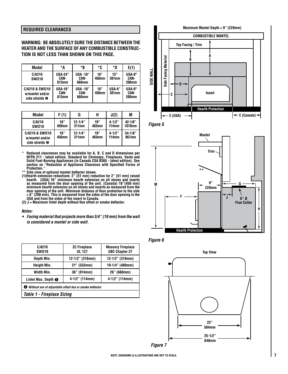 Lennox Hearth C210 User Manual | Page 7 / 24
