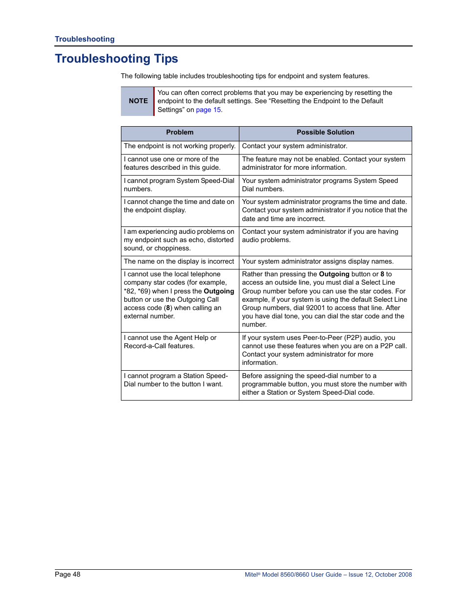 Troubleshooting tips | Lennox Hearth 8560 User Manual | Page 62 / 68