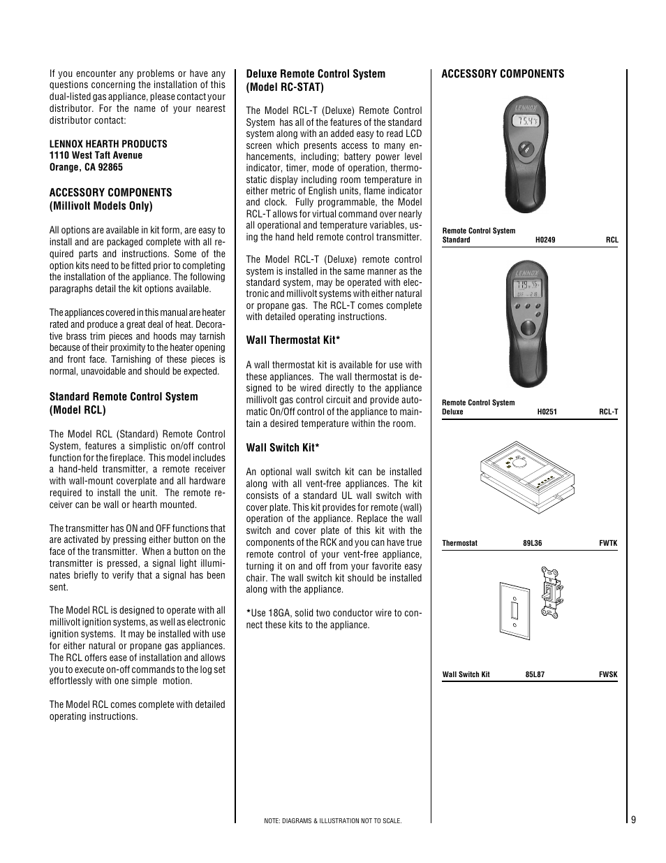 Lennox Hearth SHGL-18MP-R User Manual | Page 9 / 20