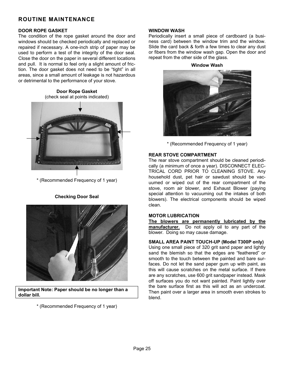 Lennox Hearth T300P User Manual | Page 25 / 40