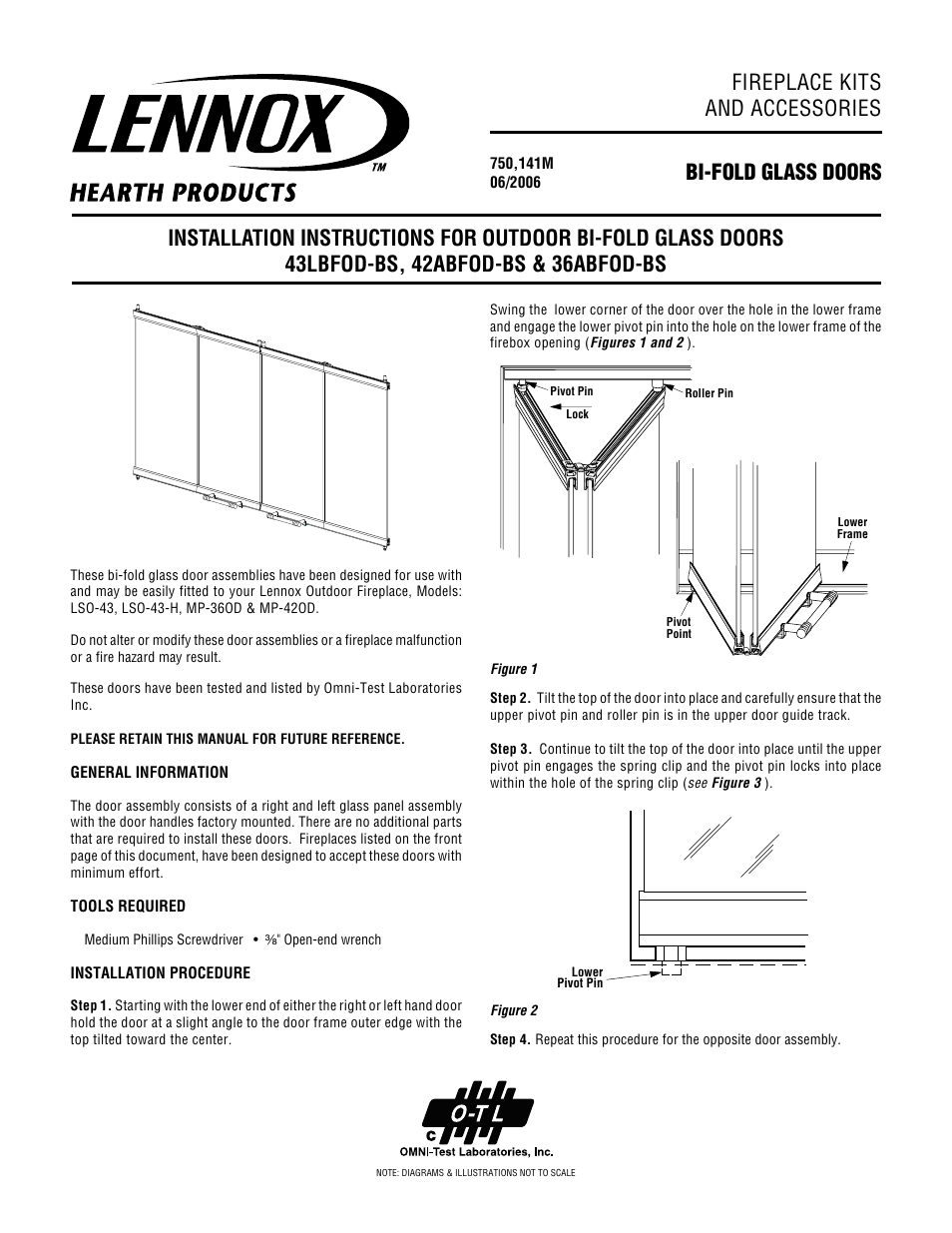 Lennox Hearth MP-36OD User Manual | 2 pages