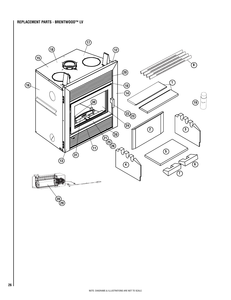 Lennox Hearth BRENTWOOD LV User Manual | Page 26 / 30