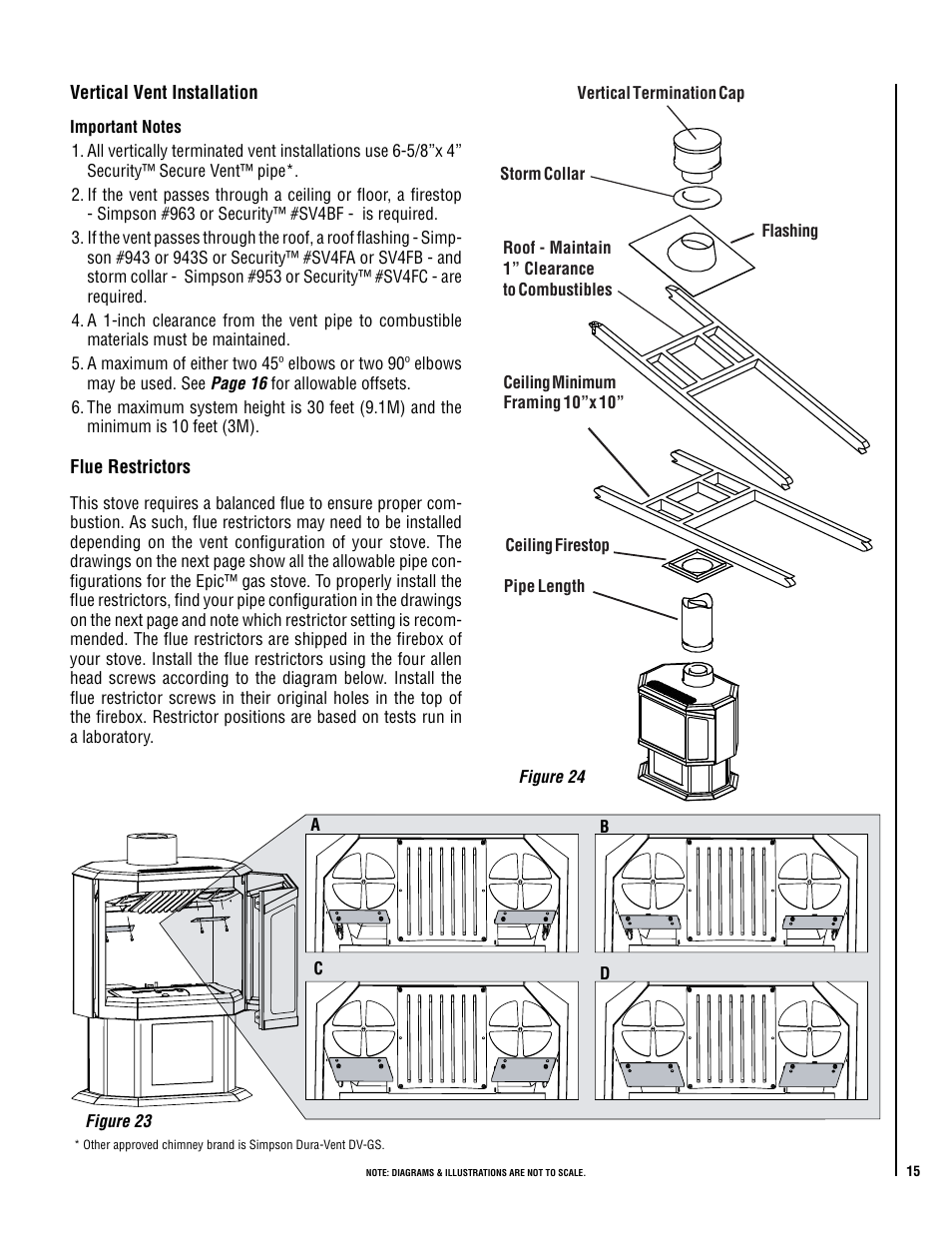 Lennox Hearth EPIC40 User Manual | Page 15 / 36