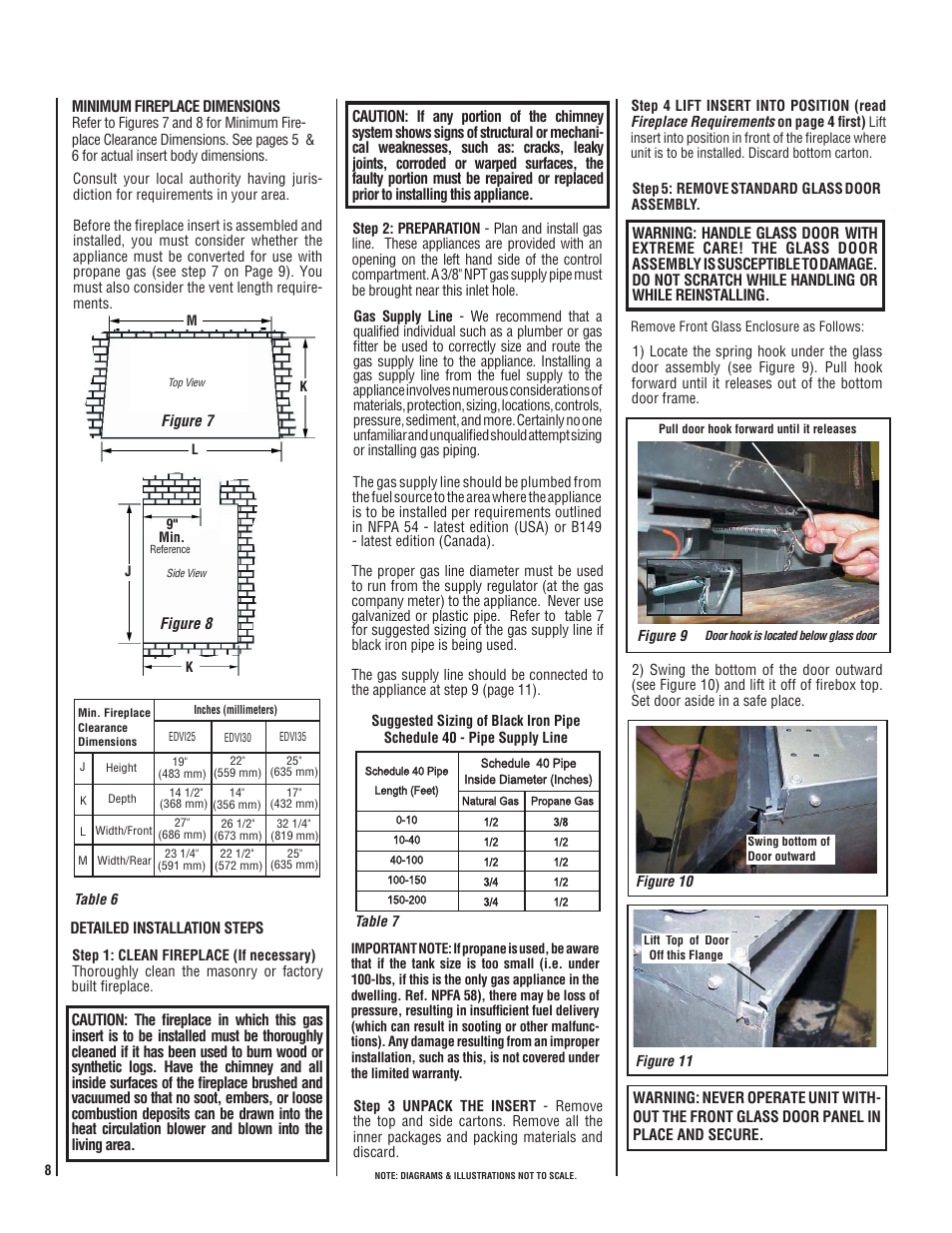 Lennox Hearth ELITE EDVI25 User Manual | Page 8 / 20