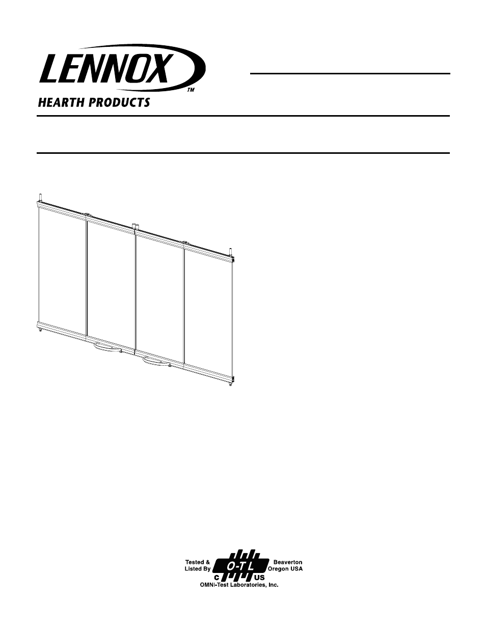 Lennox Hearth 38ABF User Manual | 4 pages
