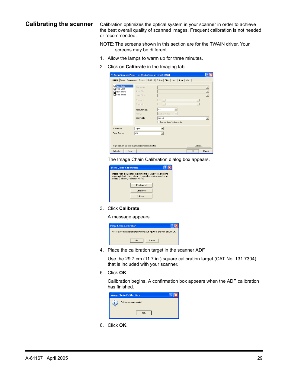 Calibrating the scanner | Lennox Hearth I200 User Manual | Page 33 / 70