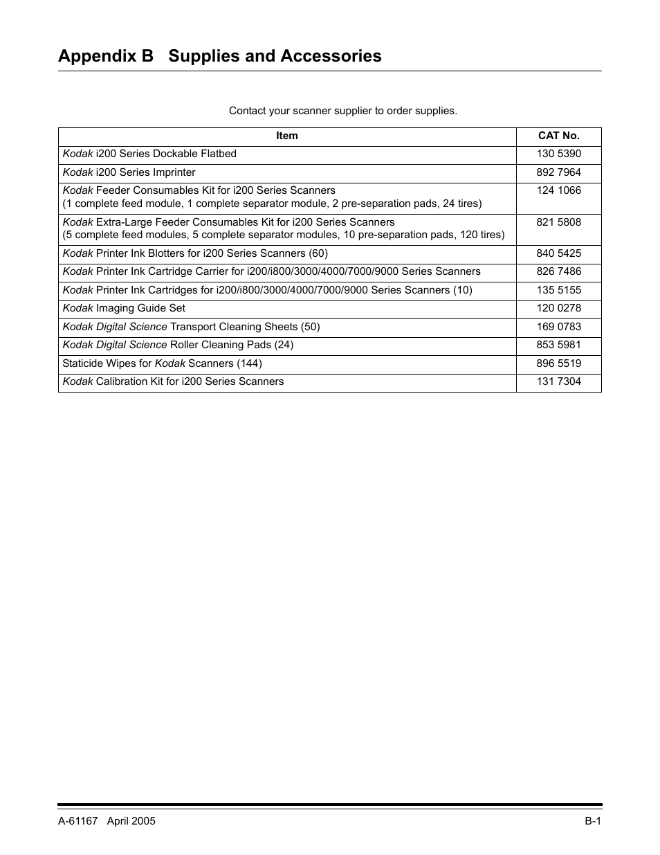 Appendix b supplies and accessories | Lennox Hearth I200 User Manual | Page 42 / 70