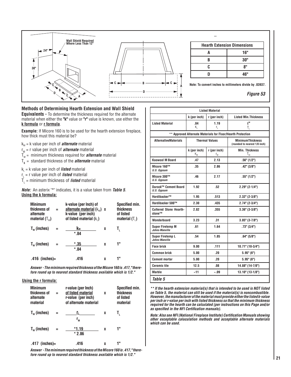Lennox Hearth MERIT PLUS MP-36OD User Manual | Page 21 / 24