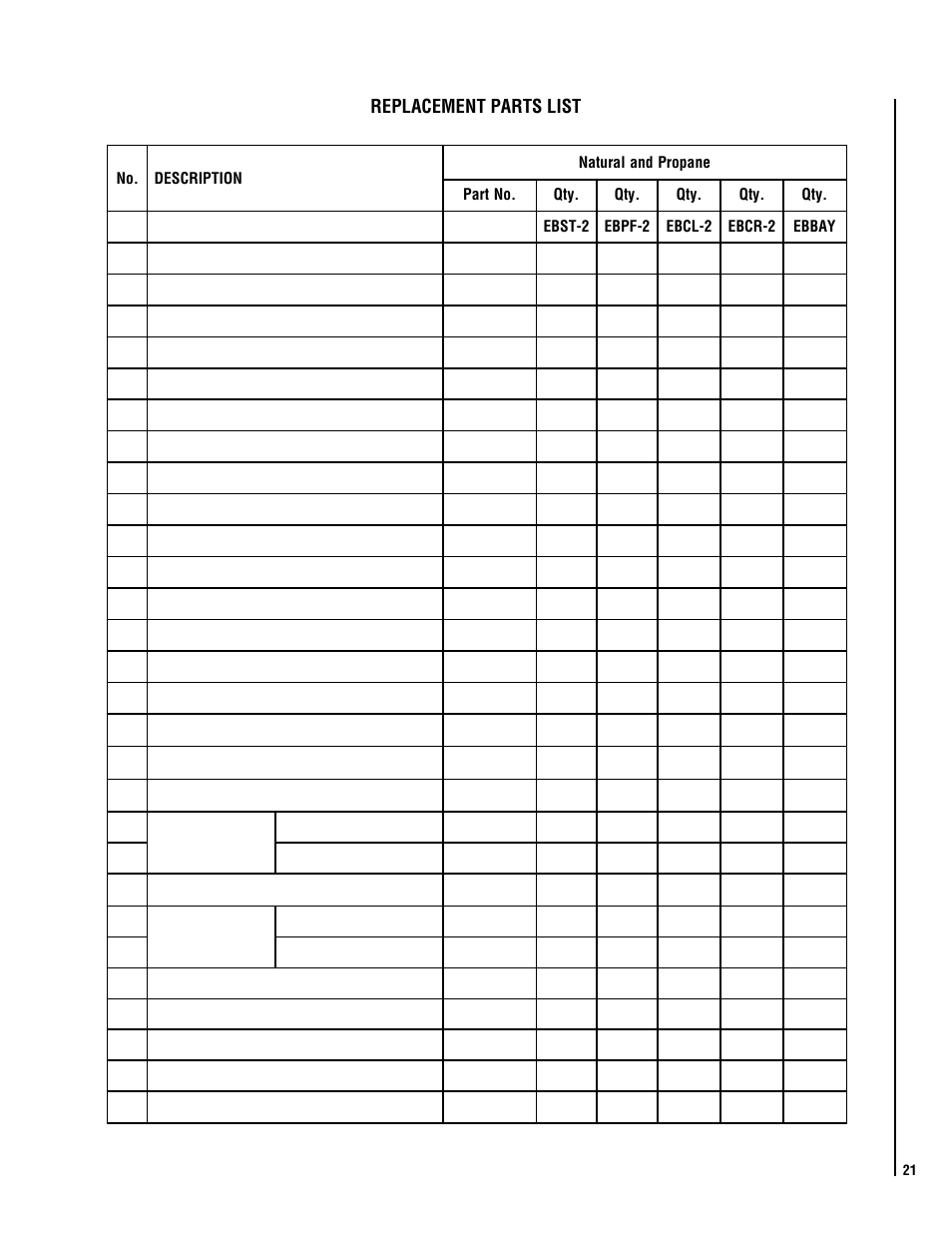 Lennox Hearth ELITE EBSTPM-2 User Manual | Page 21 / 24
