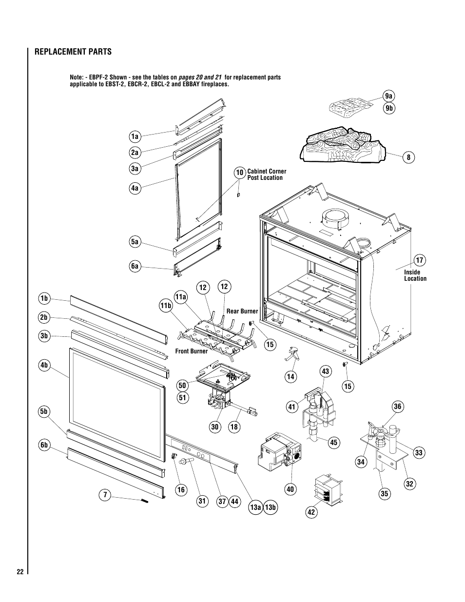 Lennox Hearth ELITE EBSTPM-2 User Manual | Page 22 / 24