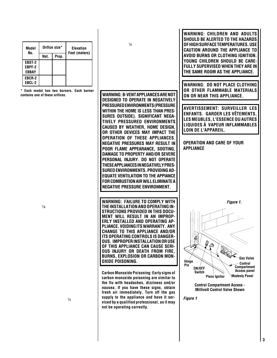 Lennox Hearth ELITE EBSTPM-2 User Manual | Page 3 / 24