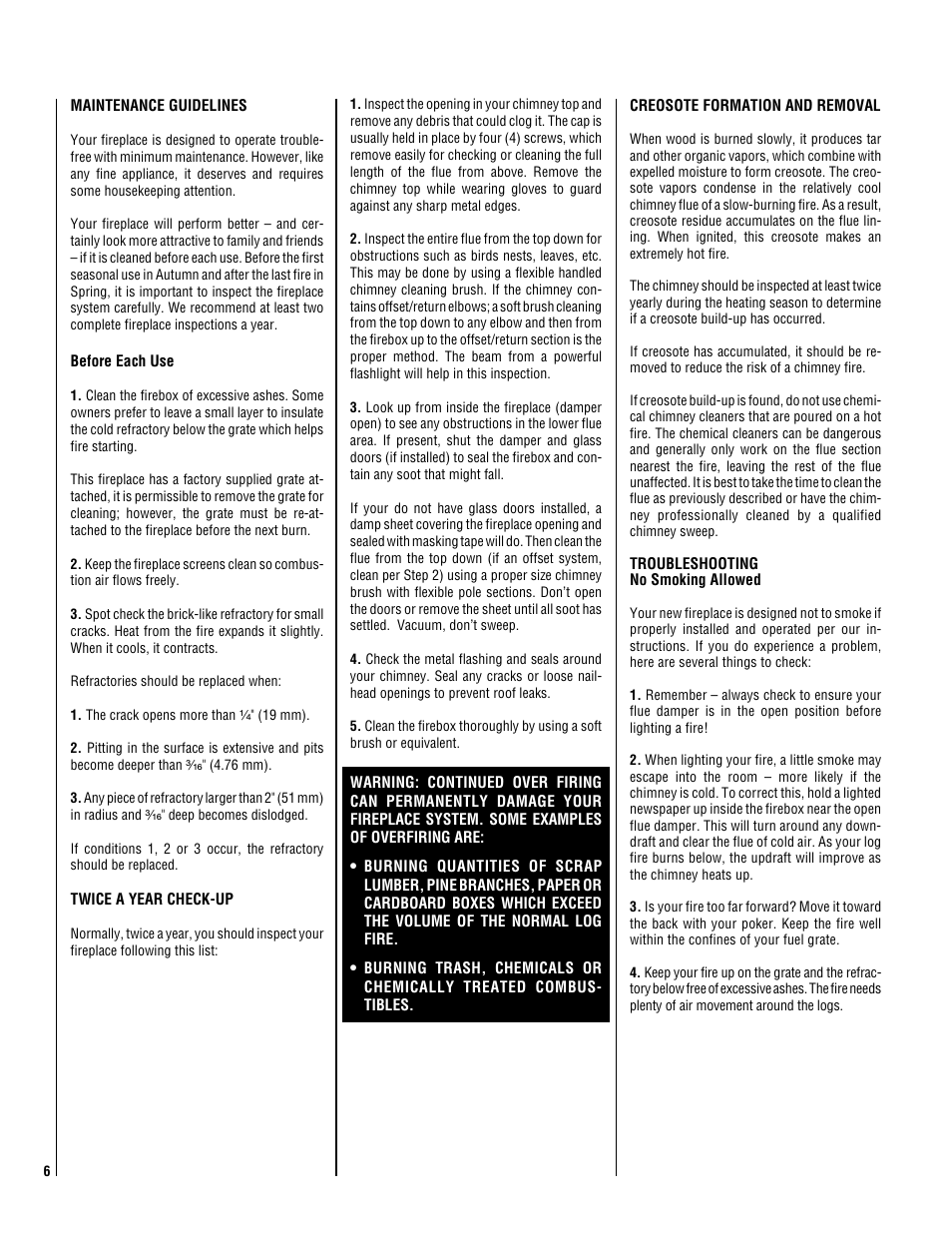 Lennox Hearth COL-3629 User Manual | Page 6 / 8