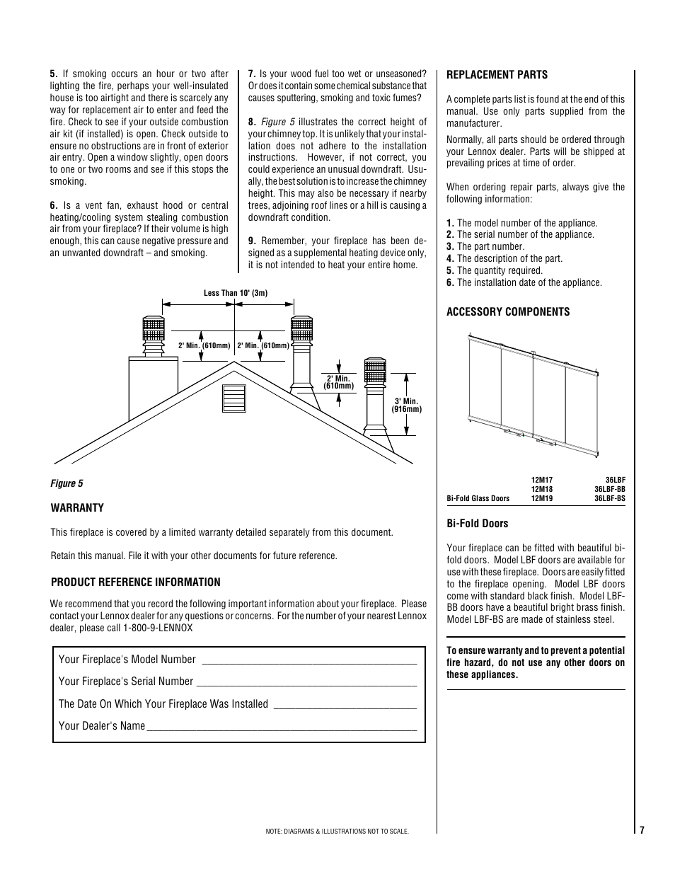 Lennox Hearth COL-3629 User Manual | Page 7 / 8