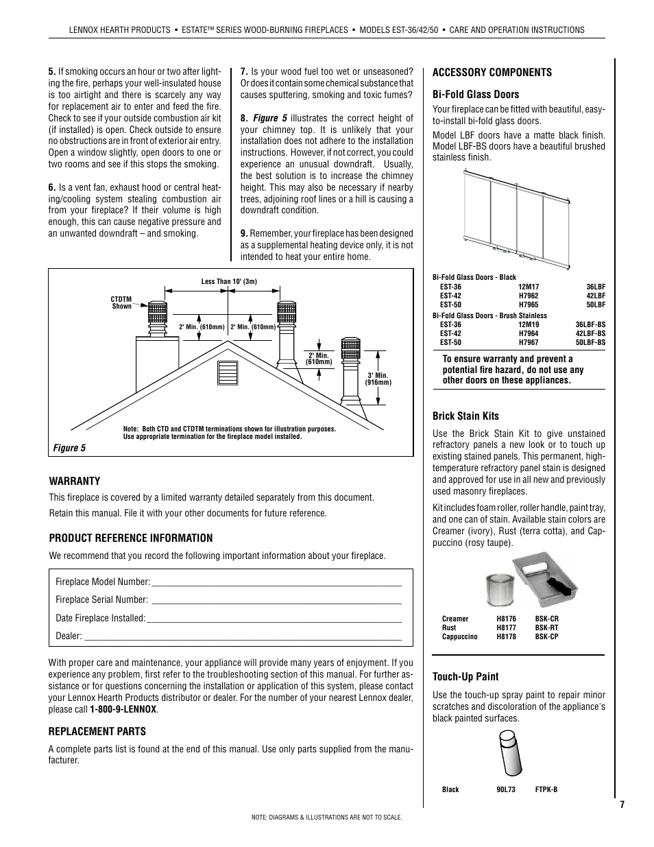 Lennox Hearth EST-50 User Manual | Page 7 / 10