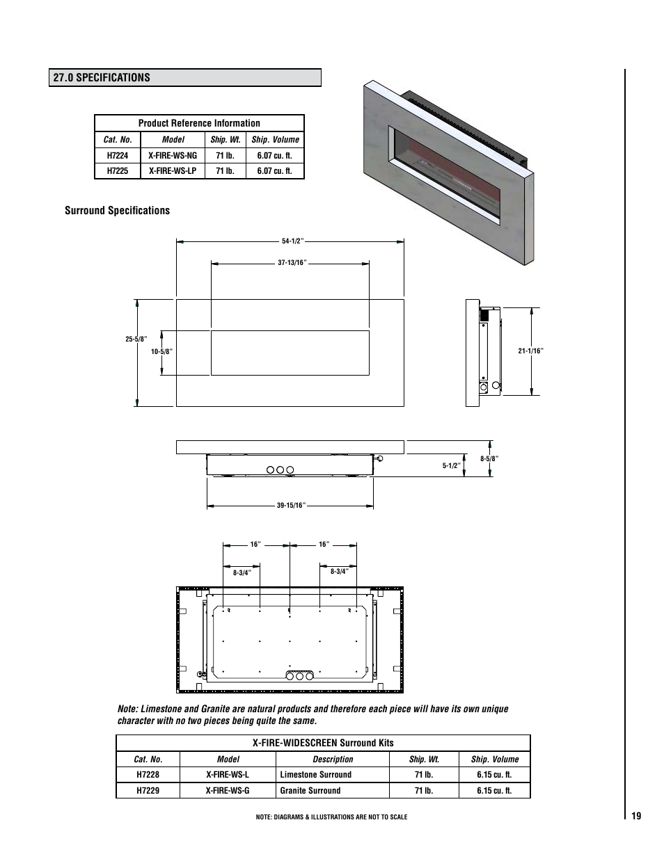 Lennox Hearth X-Fires WS User Manual | Page 19 / 20