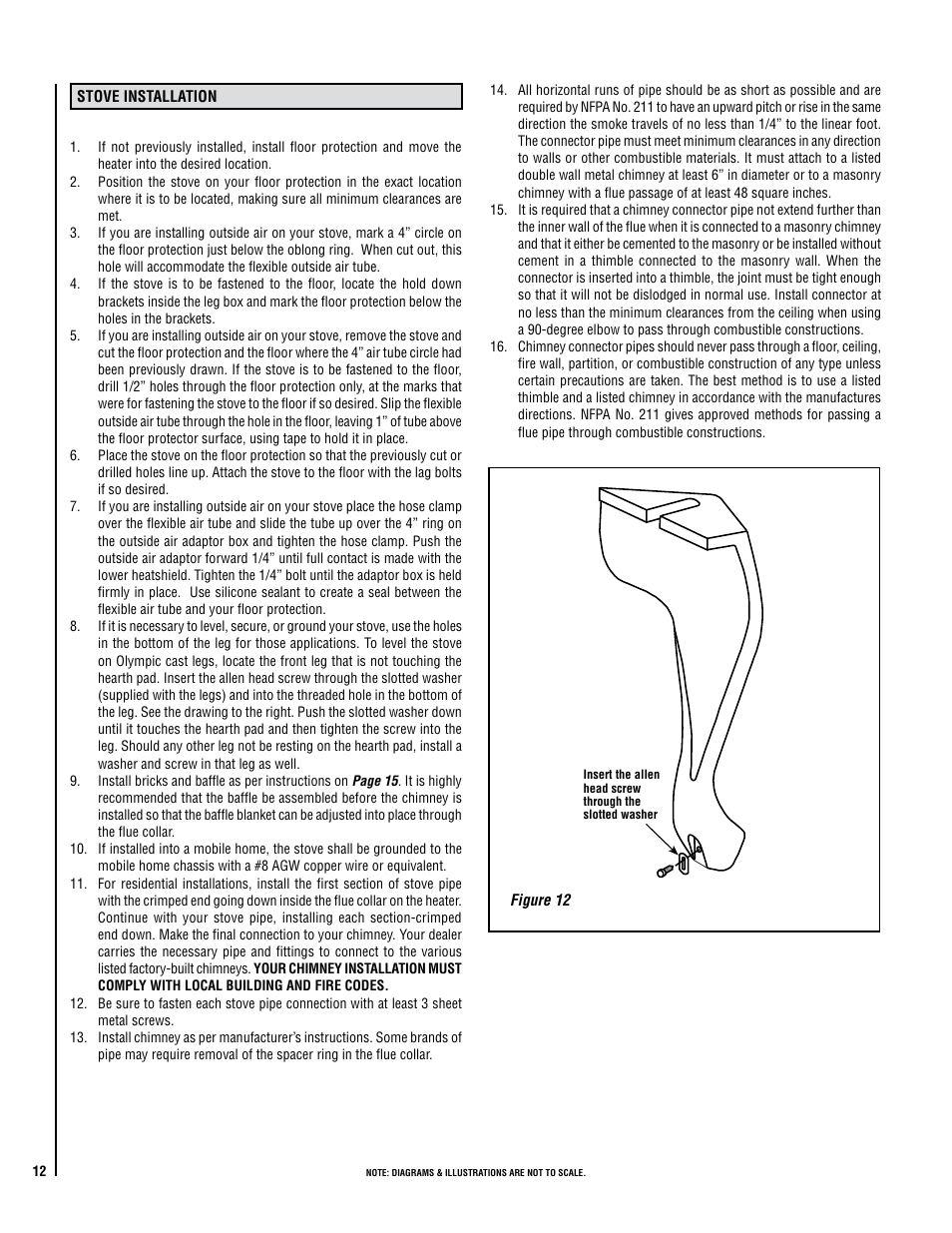 Lennox Hearth LEGACY S260 T-TOP User Manual | Page 12 / 34