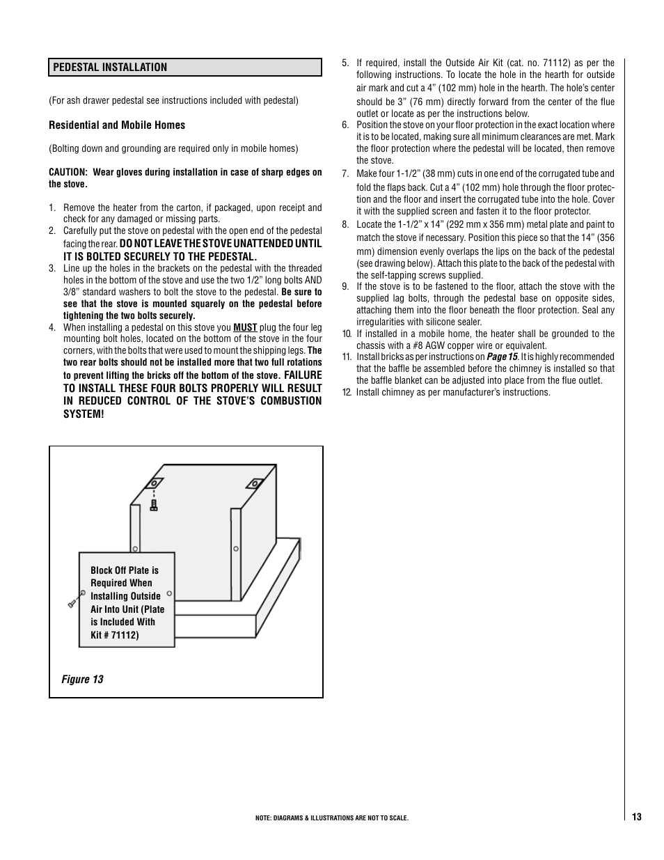 Lennox Hearth LEGACY S260 T-TOP User Manual | Page 13 / 34