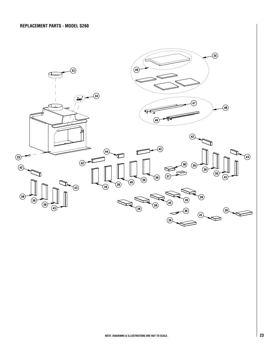 Lennox Hearth LEGACY S260 T-TOP User Manual | Page 23 / 34