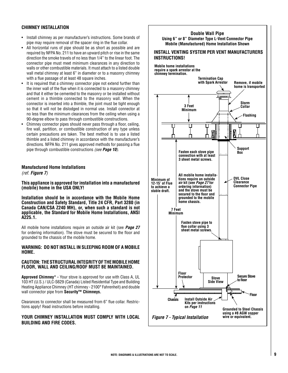 Lennox Hearth LEGACY S260 T-TOP User Manual | Page 9 / 34