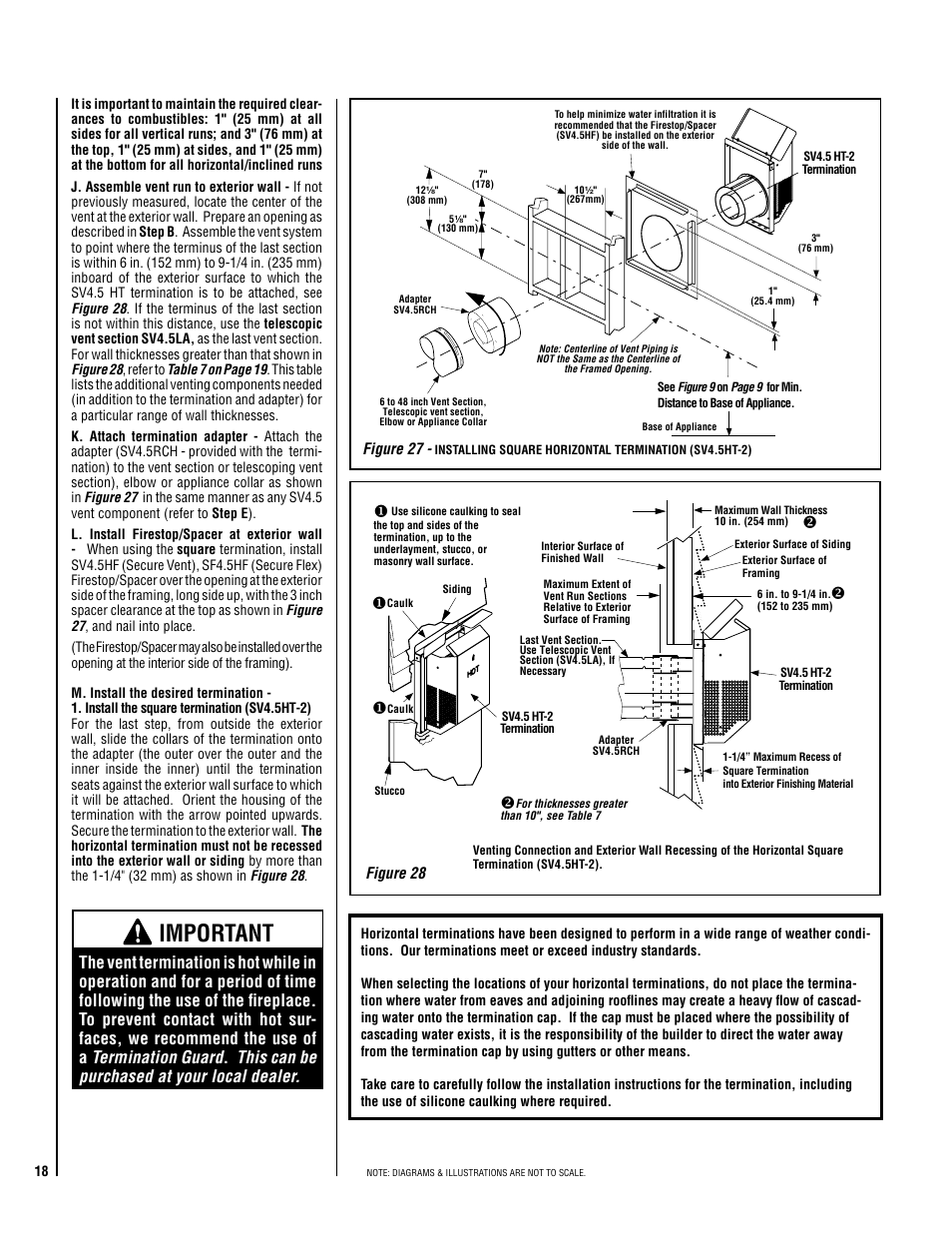 Important | Lennox Hearth ADAGIO-MP User Manual | Page 18 / 32