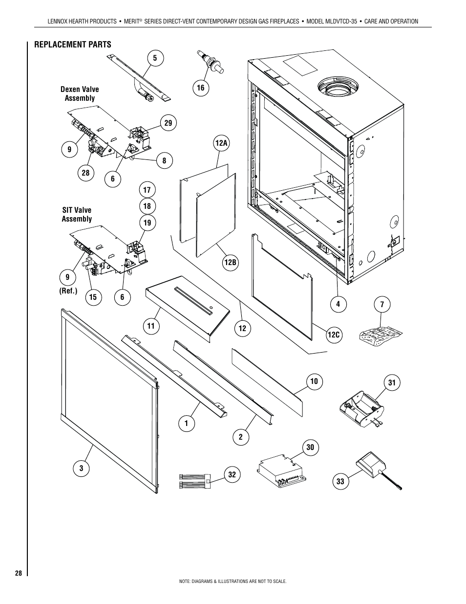 Lennox Hearth MLDVTCD-35NE User Manual | Page 28 / 30