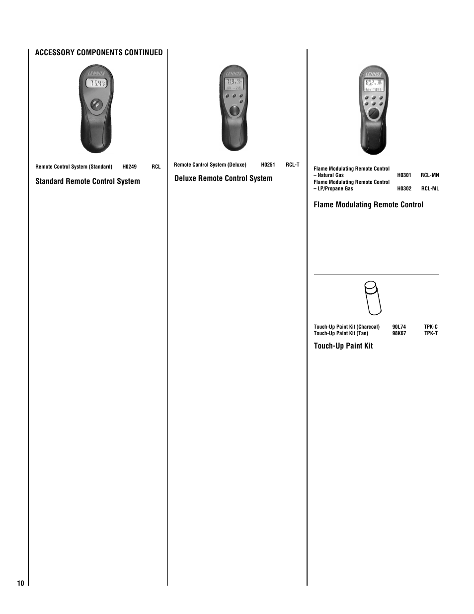 Lennox Hearth ELITE MPTSVDE User Manual | Page 10 / 24