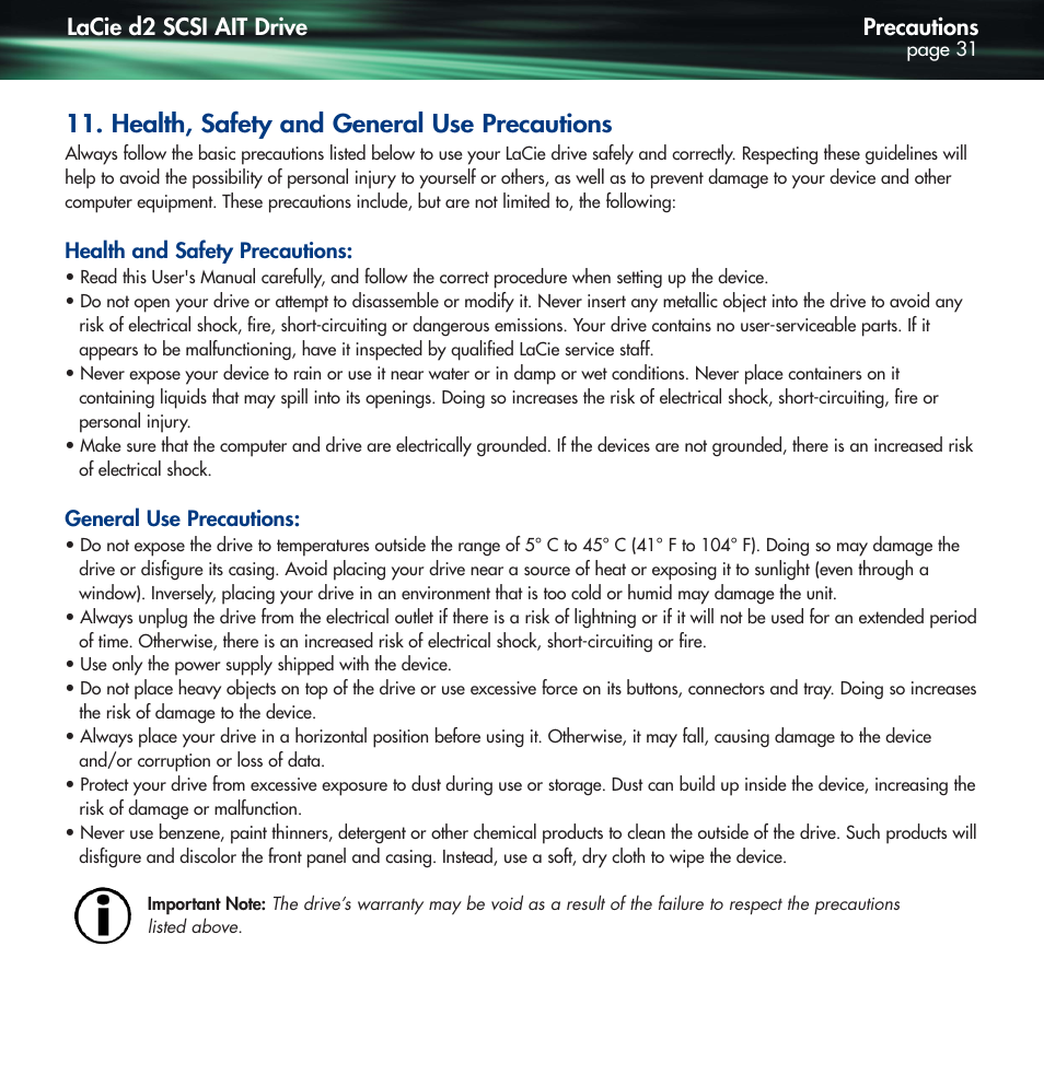 Health, safety and general precautions, Health, safety and general use precautions | Lennox Hearth D2 User Manual | Page 31 / 31