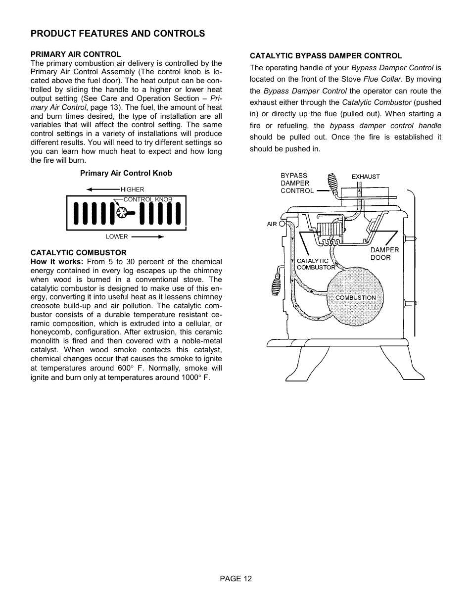 Lennox Hearth TRADITIONS T150C User Manual | Page 12 / 29