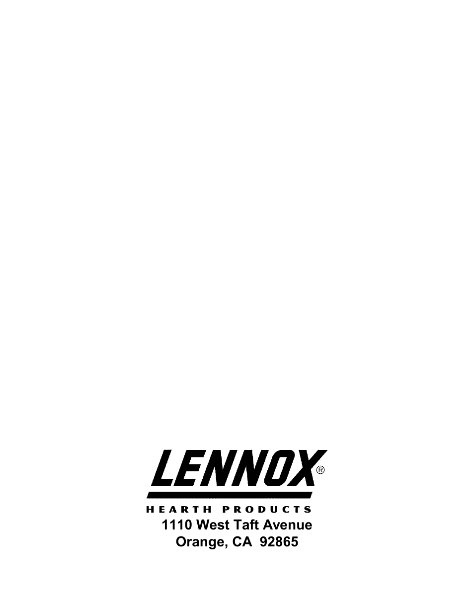 Lennox Hearth TRADITIONS T150C User Manual | Page 29 / 29