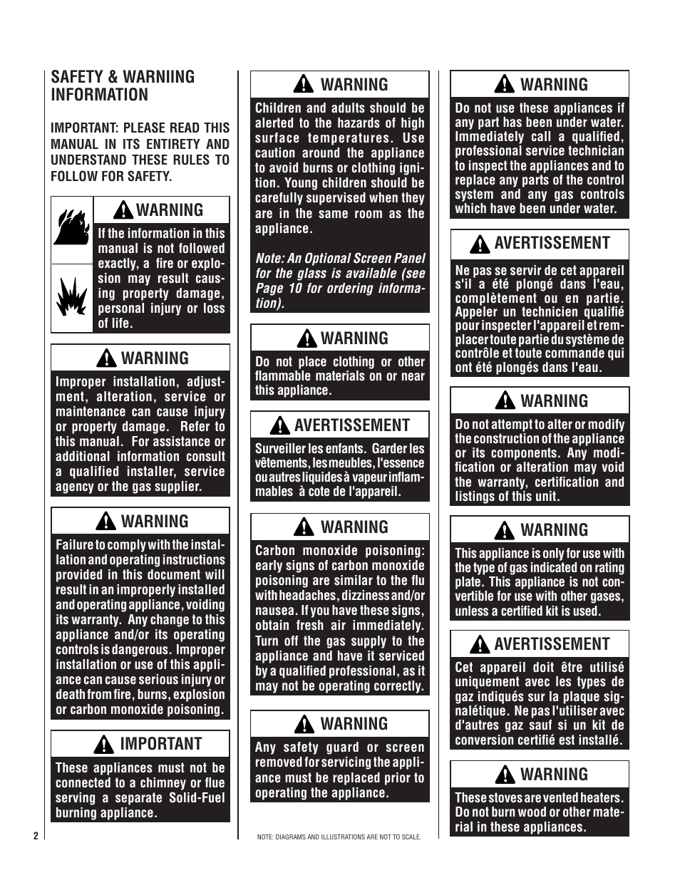 Lennox Hearth CI1500DVF User Manual | Page 2 / 20