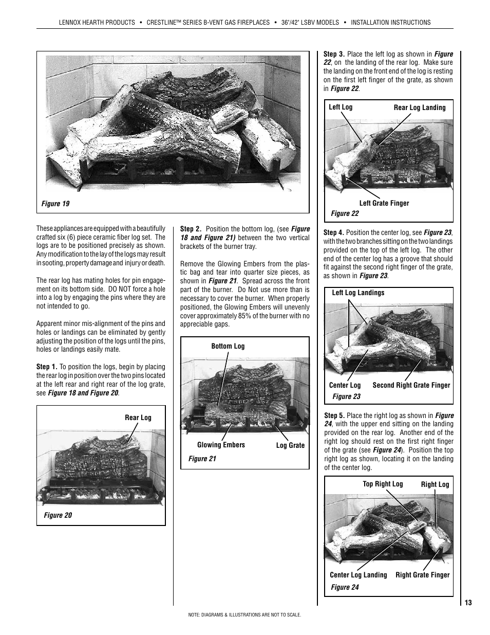 Lennox Hearth Crestline LSBV-3628MN User Manual | Page 13 / 20