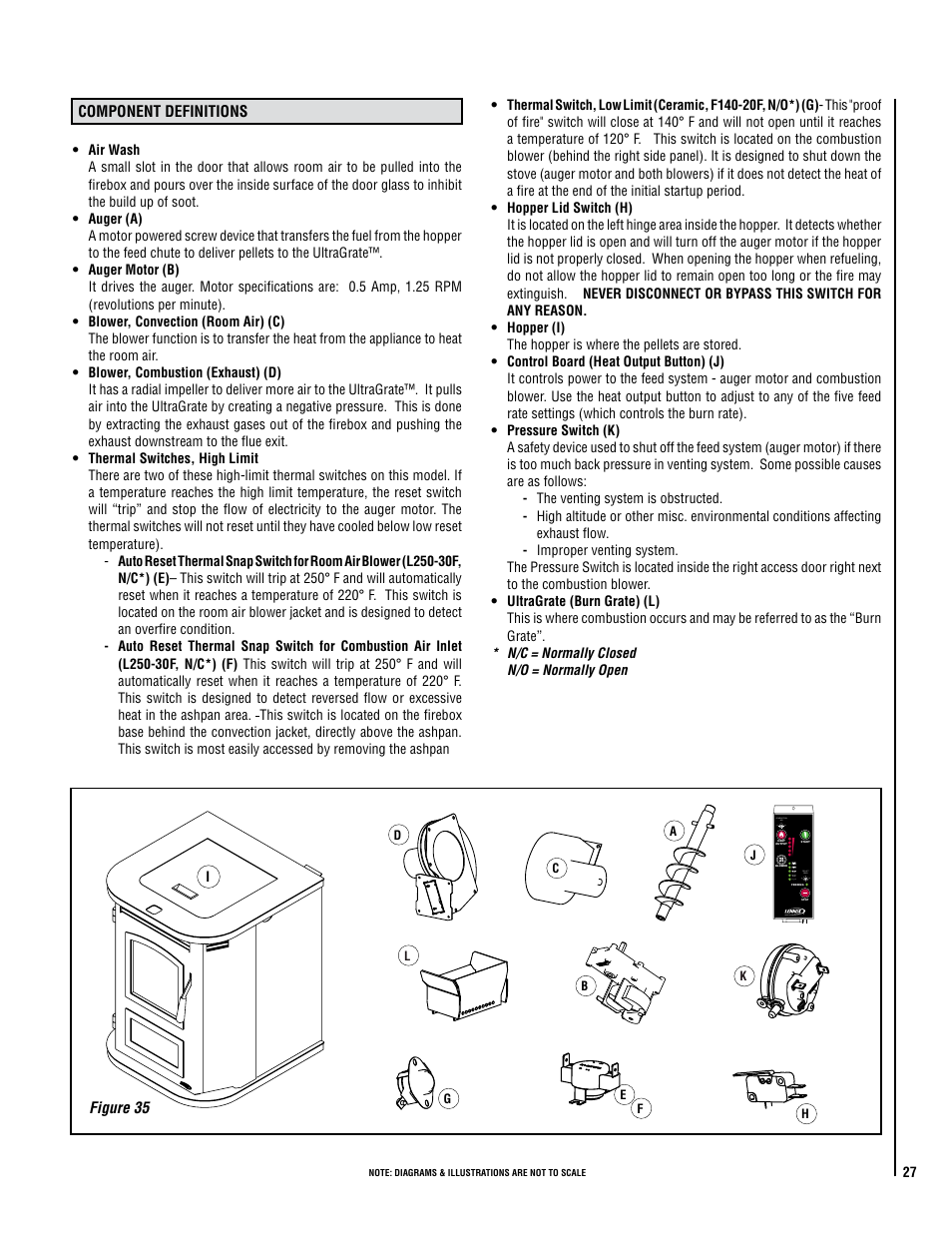 Lennox Hearth MODEL MONTAGE 32FS User Manual | Page 27 / 36