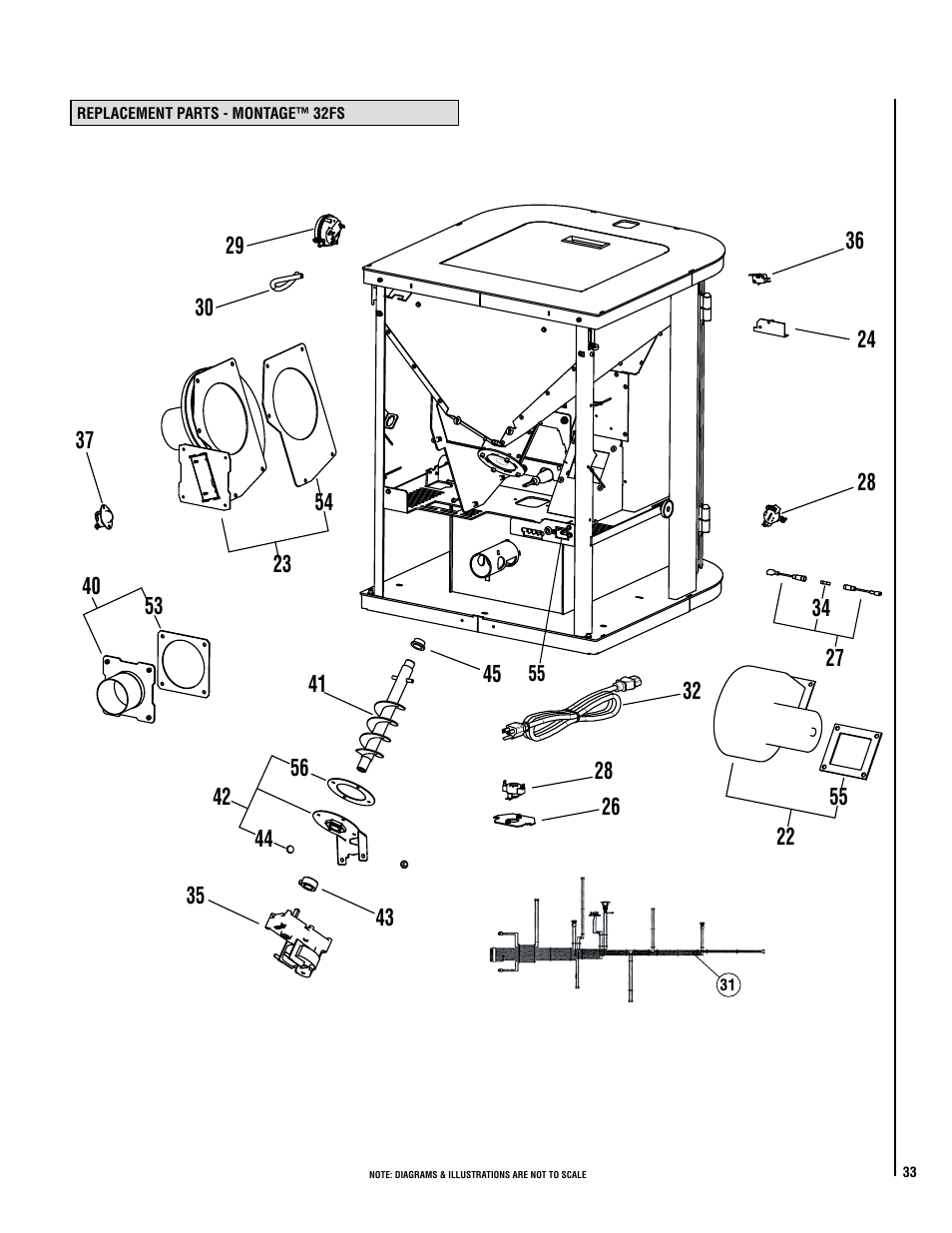 Lennox Hearth MODEL MONTAGE 32FS User Manual | Page 33 / 36