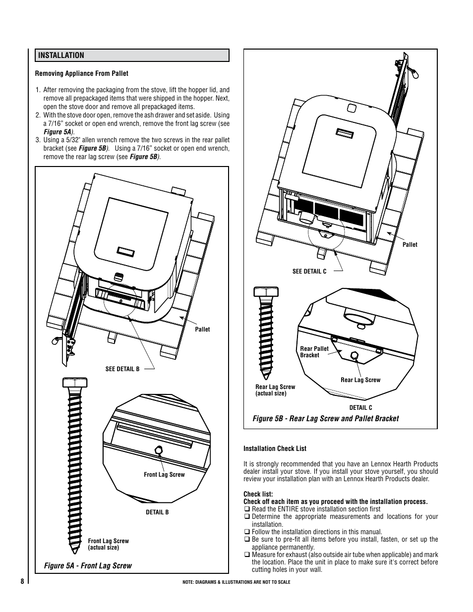 Lennox Hearth MODEL MONTAGE 32FS User Manual | Page 8 / 36