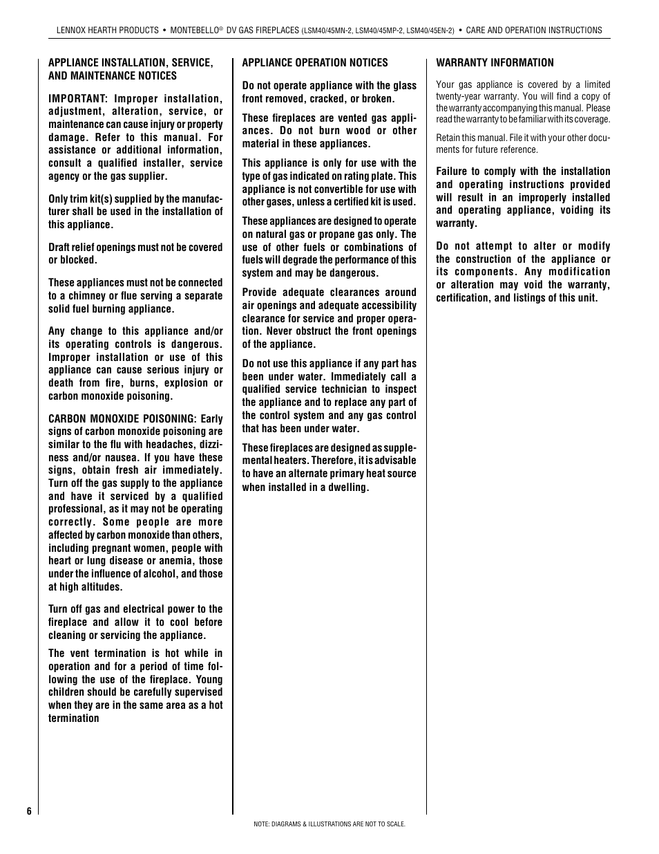 Lennox Hearth 875027M User Manual | Page 6 / 28