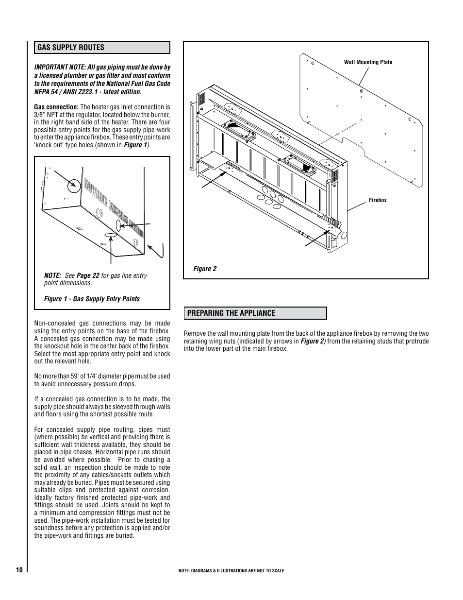 Lennox Hearth CATALYTIC VENT-FREE X-FIRES-WS-NG User Manual | Page 10 / 24